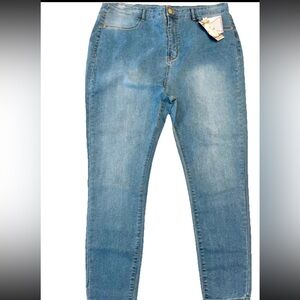 🆕Boohoo ladies Straight leg Jeggings size 16 ladies zip/button close skinny